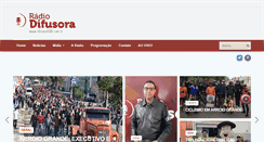 Desktop Screenshot of difusora1580.com.br
